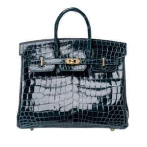 Hermès Birkin  25 Vert Cypres 6O Niloticus Crocodile Shiny 2023 U