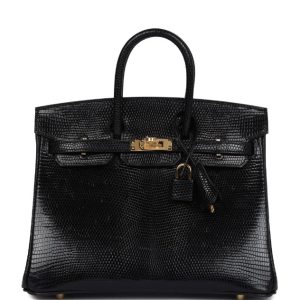 Hermès Birkin  30 Black 89 Lizard 2021 Z