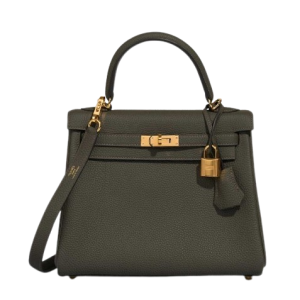 Hermès Kelly  25 Vert Gris C6 Togo 2021 Z