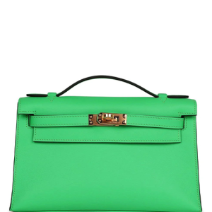 Hermès Kelly Pochette Vert Comics 0Z Swift 2023 B