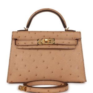 Hermès Kelly  20 Chai 0M Ostrich 2022 U
