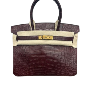 Hermès Birkin  30 Bordeaux  57 Alligator Matt 2018 C