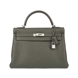 Hermès Kelly  32 Vert Olive 61 Togo 2009 M