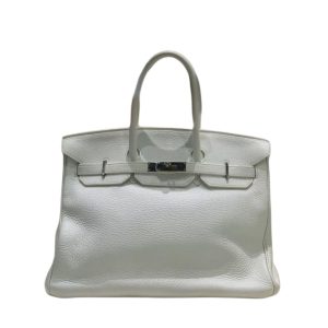 Hermès Birkin  35 White 01 Togo 2009 M