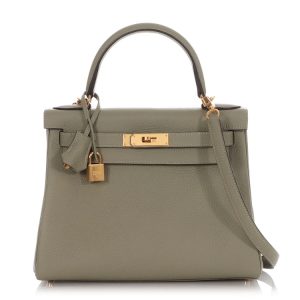 Hermès Kelly  28 Sauge Q1 Clemence 2023 B