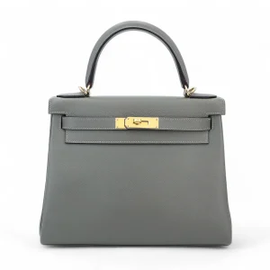 Hermès Kelly  28 Gris Meyer 0L Evercolor 2024 W