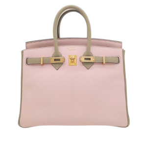 Hermès Birkin Bicolor & HSS 25 Gris Tourterelle 81, Rose Sakura 3Q Chevre Myzore 2024 W