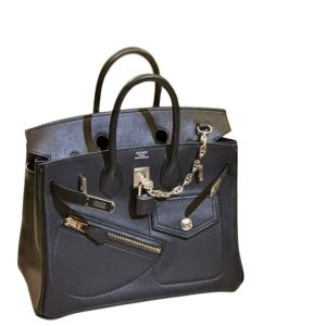 Hermès Birkin  25 Black 89 Volupto 2023 B