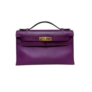 Hermès Kelly Pochette Anemone P9 Swift 2020 Y