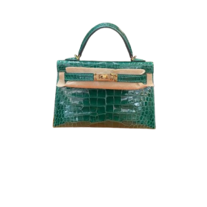 Hermès Kelly Sellier 20 Vert Emerald 6Q Alligator Shiny 2021 Z