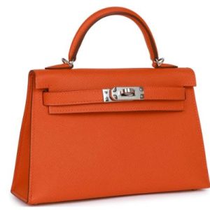Hermès Kelly Sellier 20 Orange H 93 Epsom 2024 W