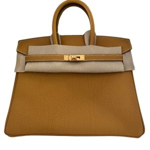 Hermès Birkin  25 Natural Sable 21 Togo 2024 W