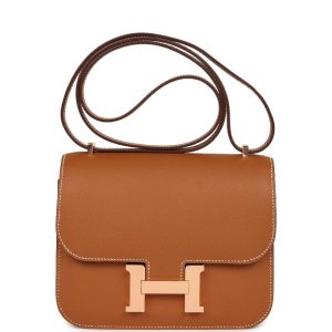 Hermès Constance Mirror 18 Gold 37 Epsom 2024 W