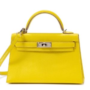 Hermès Kelly HSS & Verso 20 Lime 9R Chevre Myzore 2022 U
