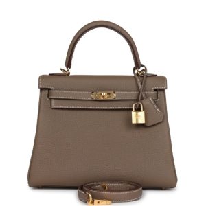 Hermès Kelly  25 Etoupe  18 Togo 2020 Y