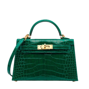 Hermès Kelly Sellier 20 Vert Emerald 6Q Alligator Shiny 2021 Z