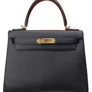 Hermès Kelly Sellier 28 Black 89 Epsom 2023/2024 B