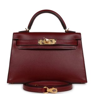 Hermès Kelly Sellier 20 Rouge H 55 Box 2024 W