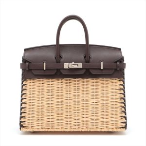 Hermès Birkin Picnic 25 Rouge Sellier 0G Swift, Osier 2022 U