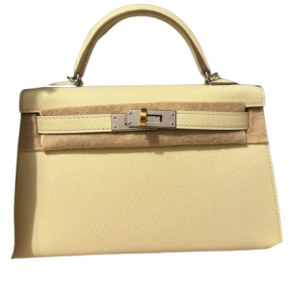 Hermès Kelly Sellier 20 Jaune Milton I8 Epsom 2024 W