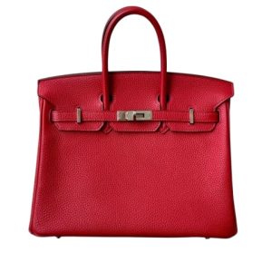 Hermès Birkin  25 Vermillon 5E Togo 2012 P