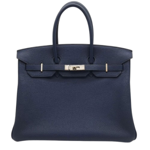 Hermès Birkin  35 Blue de Prusse  7P Togo 2008 L