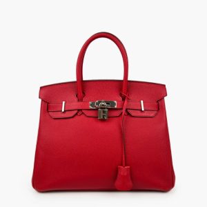 Hermès Birkin  30 Rouge Casaque Q5 Epsom 2014 R