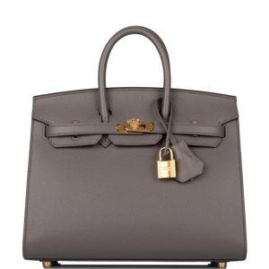 Hermès Birkin Sellier 25 Gris Etain 8F Epsom 2022 U
