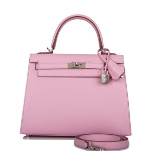 Hermès Kelly Sellier 25 Mauve Sylvestre X9 Epsom 2022 U