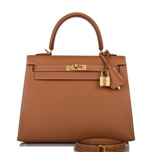 Hermès Kelly Sellier 25 Gold 37 Epsom 2024 W