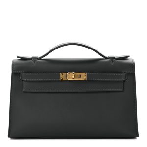 Hermès Kelly Pochette Ardoise 85 Swift 2024 W