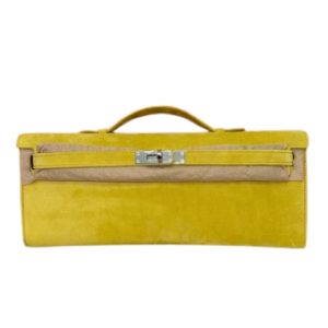 Hermès Kelly Cut Jaune de Naples 9O Doblis 2024 W