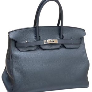 Hermès Birkin  35 Blue Abysse 7K Togo 2012 P