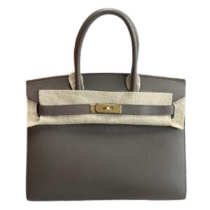 Hermès Birkin Sellier 30 Gris Etain 8F Epsom 2020 Y