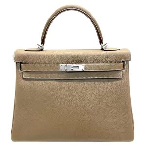 Hermès Kelly  32 Etoupe  18 Clemence 2023 B