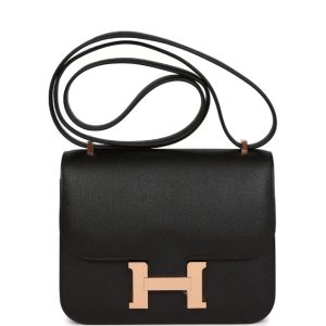 Hermès Constance  18 Black 89 Epsom 2022 U