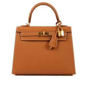Hermès Kelly Sellier 25 Gold 37 Epsom 2023 B