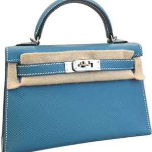 Hermès Kelly  20 Blue Jean  75 Epsom 2023 B