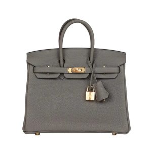 Hermès Birkin  25 Gris Meyer 0L Togo 2023 B