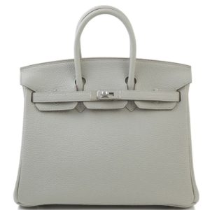 Hermès Birkin Verso 25 Gris Pearl 80, Nata I2 Togo 2024 B