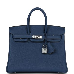 Hermès Birkin Verso 25 Blue Deep S4 Togo 2024 B