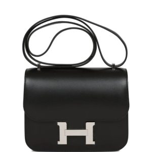 Hermès Constance  18 Black 89 Tadelakt 2024 W