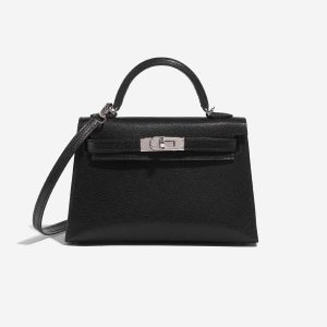 Hermès Kelly  20 Black 89 Chevre Myzore 2024 W