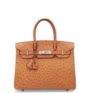 Hermès Birkin  30 Natural 29 Ostrich 2008 L