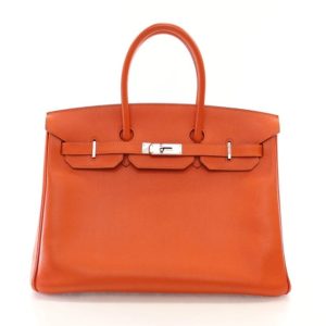 Hermès Birkin  35 Orange H 93 Epsom 2014 R