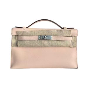 Hermès Kelly Pochette Rose Eglantine P1 Swift 2016 X