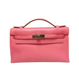 Hermès Kelly Pochette Rose d'ete 4K Evercolor 2018 C