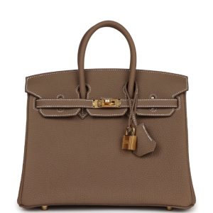 Hermès Birkin  25 Etoupe  18 Togo 2024 W