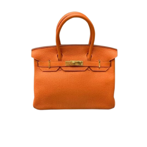 Hermès Birkin  30 Orange Feu 9J Togo 2013 Q