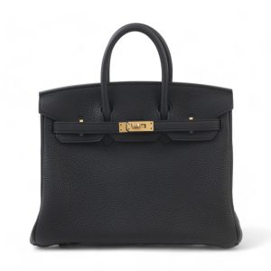 Hermès Birkin Verso 25 Black 89, Toundra 6T Togo 2024 W